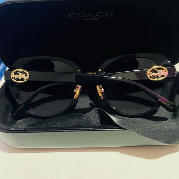 Coach Black and Gold Sunglasses - Picture 7 of 15